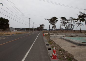 震災一年後の七ヶ浜町